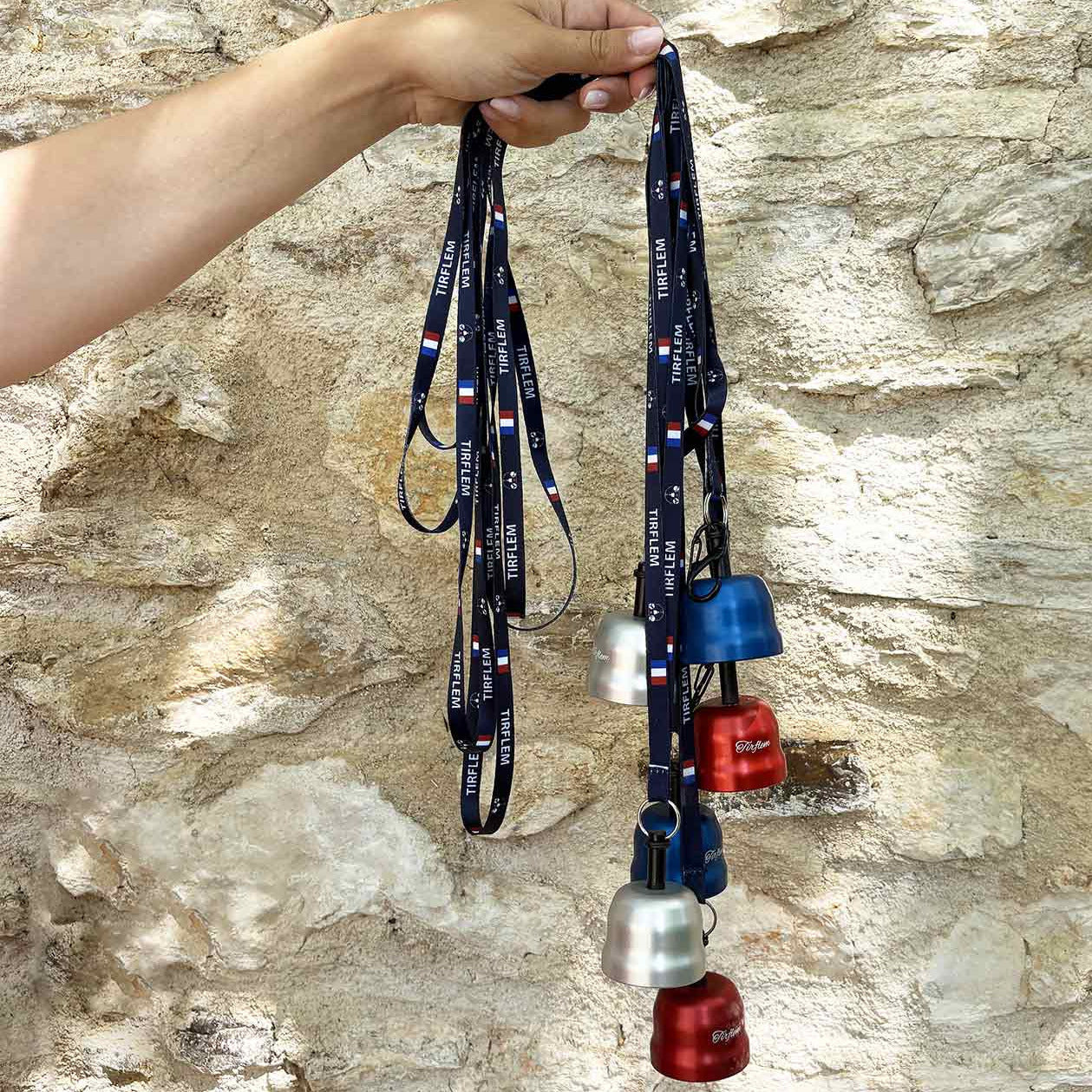 Lot de 3 dispositifs combinés de récupération pour jeu de pétanque – cochonnet non inclus.